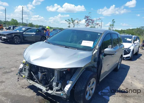 2020 Honda Odyssey Ex z USA, uszkodzony, nr VIN 5FNRL6H54LB014751